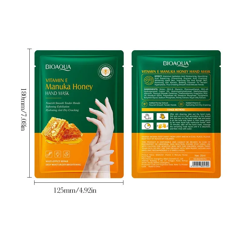 1 / 3 / 5 Pairs Hydrating Honey Hand Mask