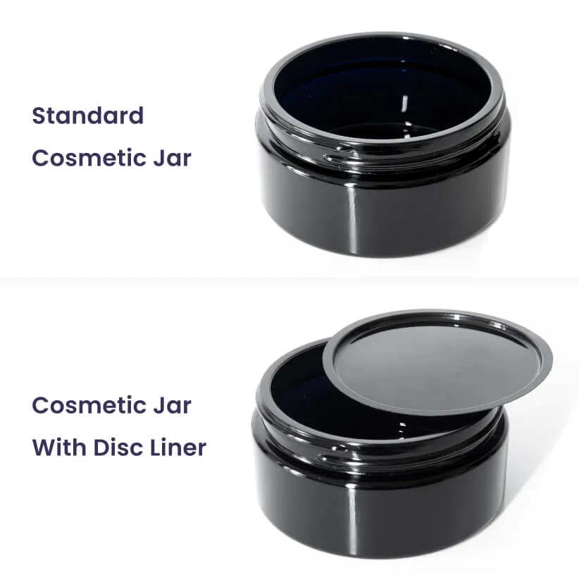 200 ml Glass Cosmetic Style Wide Mouth Jar