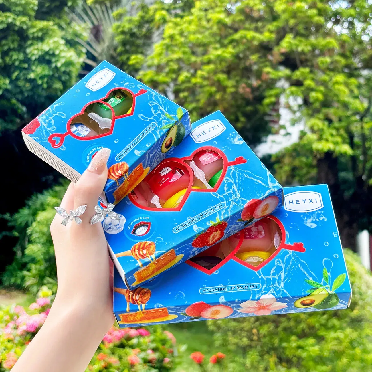 4 / 6 / 8 Piece Fruits Lip Balm Set Moisturizing Anti Cracking Skin Care