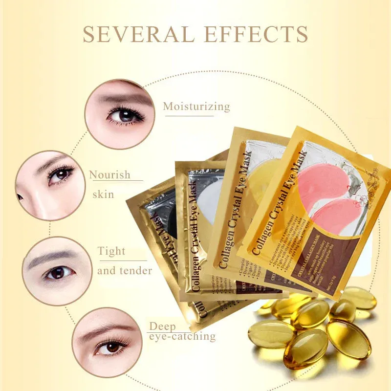 40 Piece Gold Collagen Eye Mask Anti Dark Circles Firming & Moisturizing