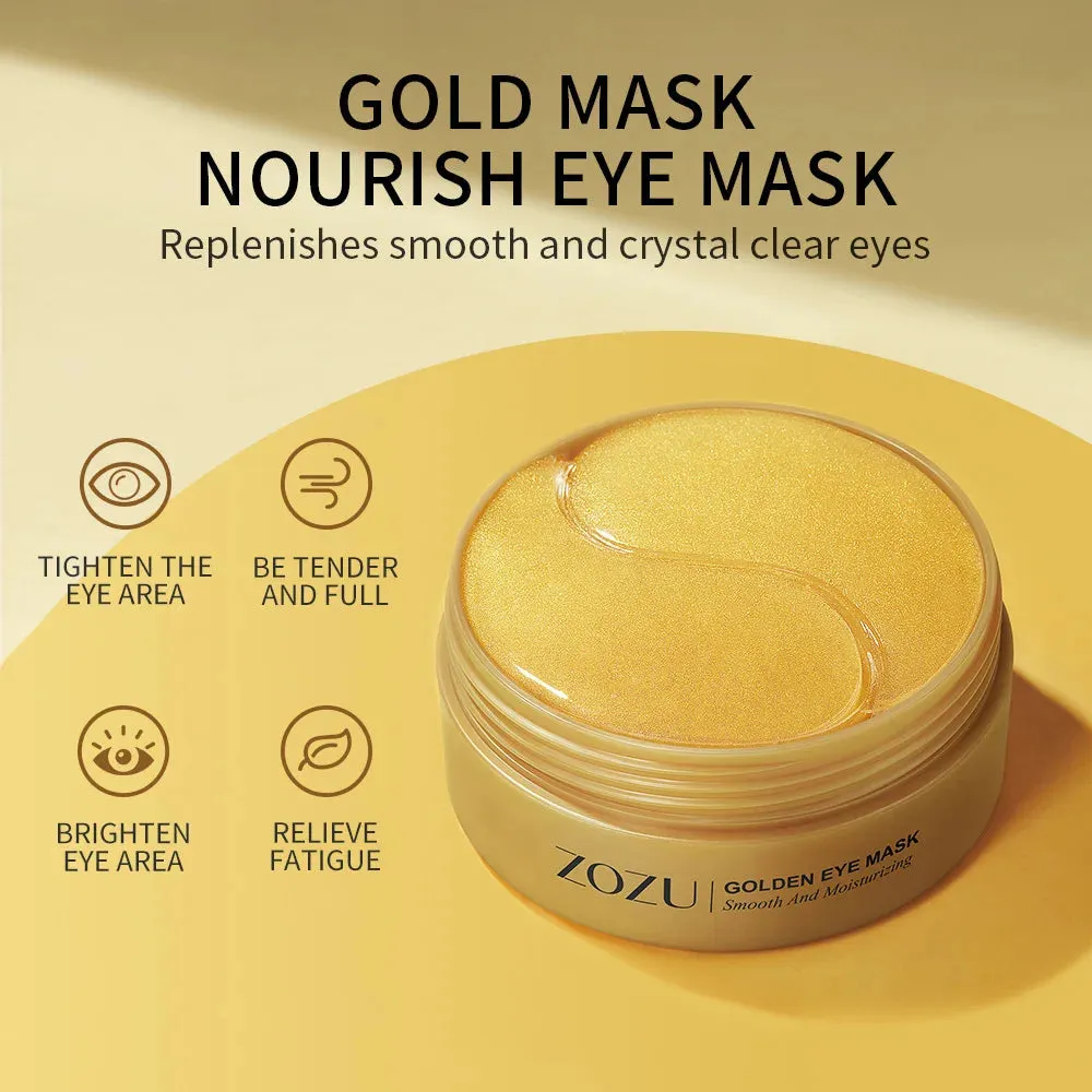 60 Piece Avocado Collagen Eye Mask For Dark Circles & Bags