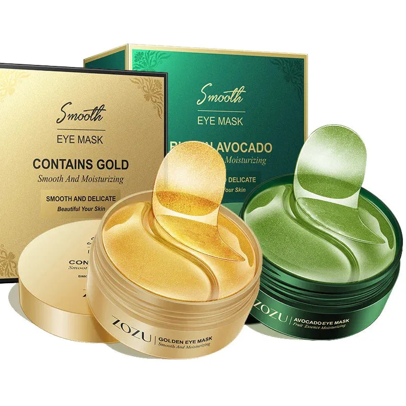 60 Piece Avocado Collagen Eye Mask For Dark Circles & Bags
