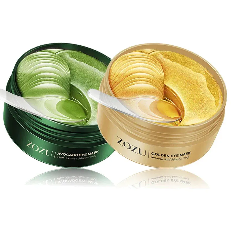 60 Piece Avocado Collagen Eye Mask For Dark Circles & Bags