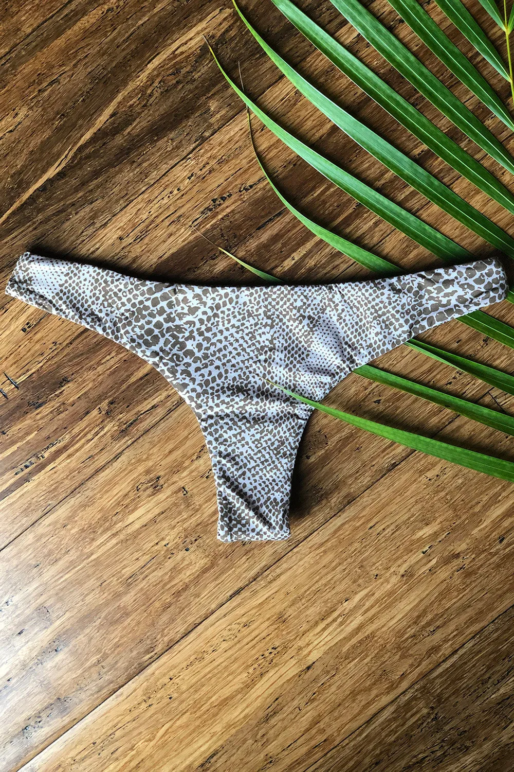 ACACIA Swimwear *EXCLUSIVE* Ho'okipa Lining Bottom in Brown Snake