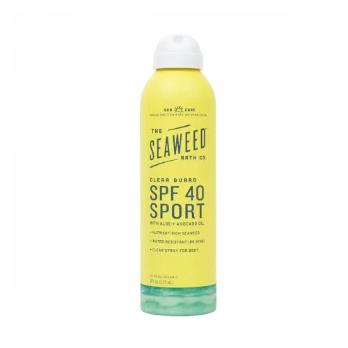 Clear Guard SPF 40  Sport 6 Oz By Sea Weed Bath Company