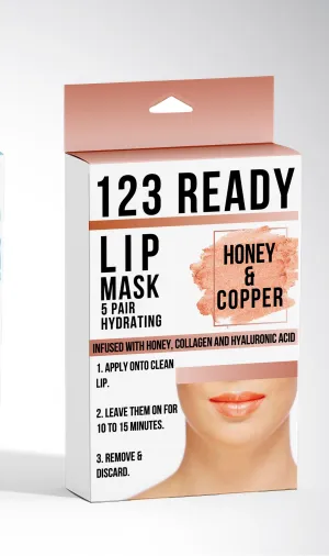 COPPER HONEY HYDRATING GEL LIP PATCHES 5PC