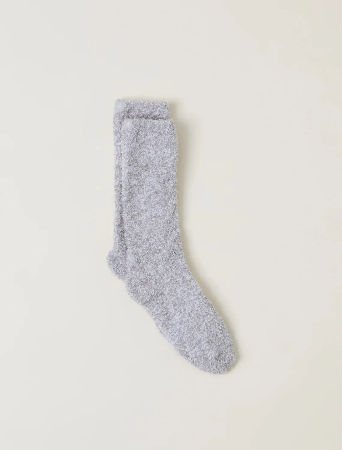 Cozychic® Heathered Socks - Oyster/White