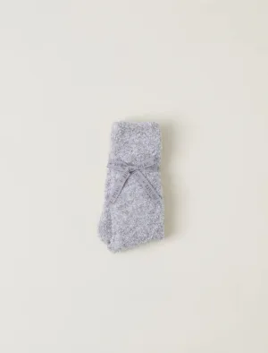 Cozychic® Heathered Socks - Oyster/White