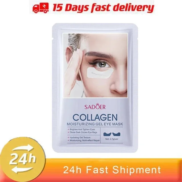 Eyes Bag Remove Collagen Eye Patch Instant Fade Fine Lines Dark Circles Fat Particles Moisturizing Anti-Puffiness Korea Eye Care