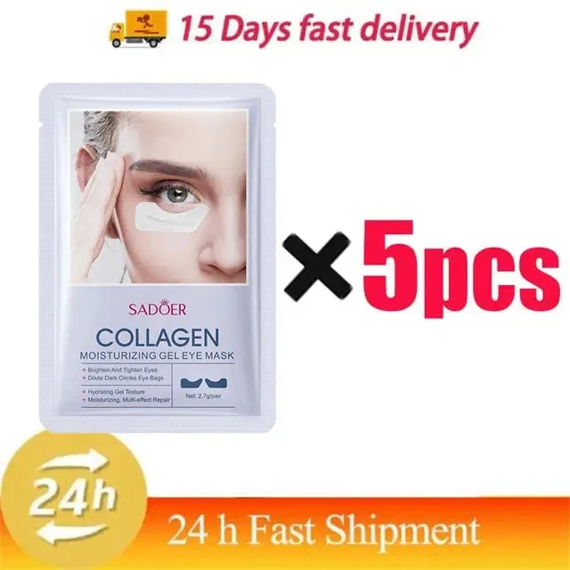 Eyes Bag Remove Collagen Eye Patch Instant Fade Fine Lines Dark Circles Fat Particles Moisturizing Anti-Puffiness Korea Eye Care