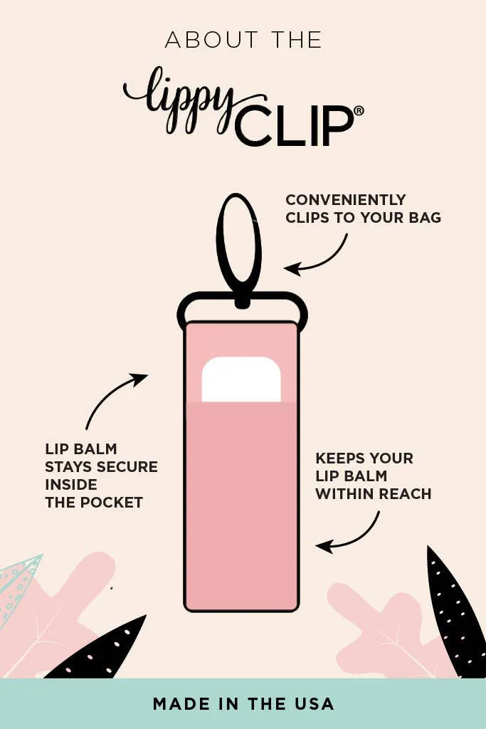 LippyClip Lip Balm Holder - SoftballLippyClip Lip Balm Holderfor Chapstick