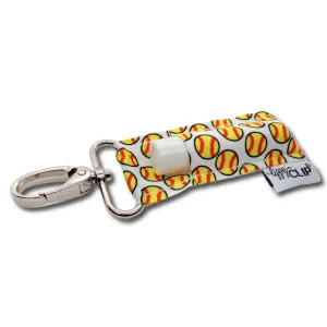 LippyClip Lip Balm Holder - SoftballLippyClip Lip Balm Holderfor Chapstick