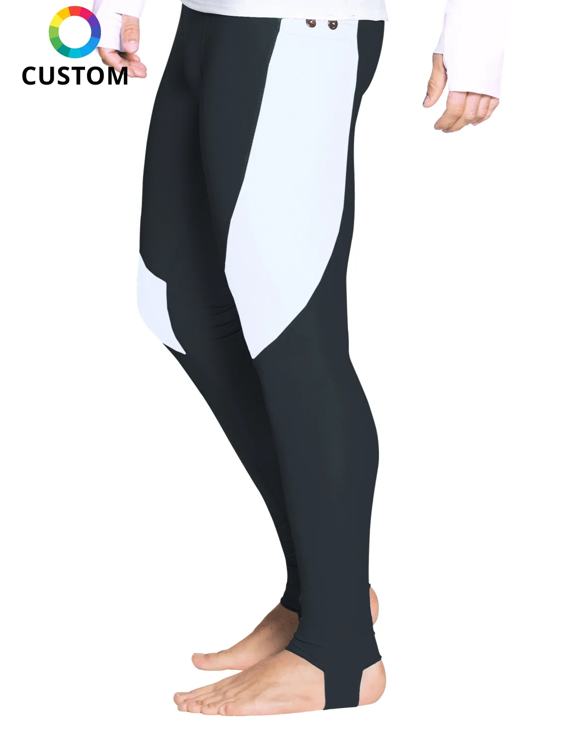 Men's Custom Snorkel Stirrup Swim Legging