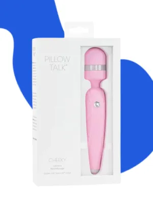 Pillow Talk CHEEKY body wand massager with Swarovski crystal