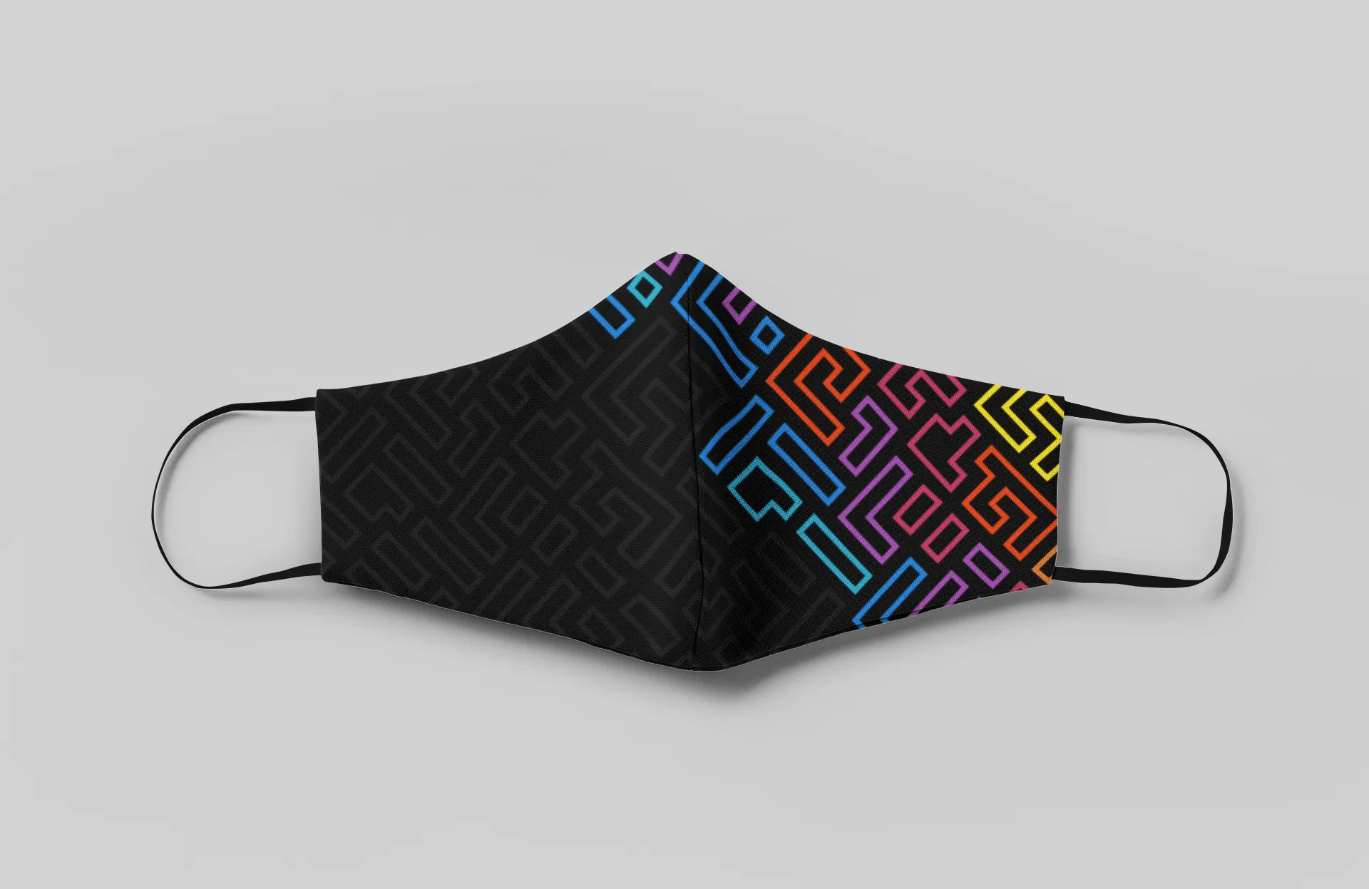 "Abstract Pattern" : Tetra Shield Protection Mask (PACK OF 3)