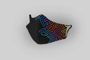 "Abstract Pattern" : Tetra Shield Protection Mask (PACK OF 3)