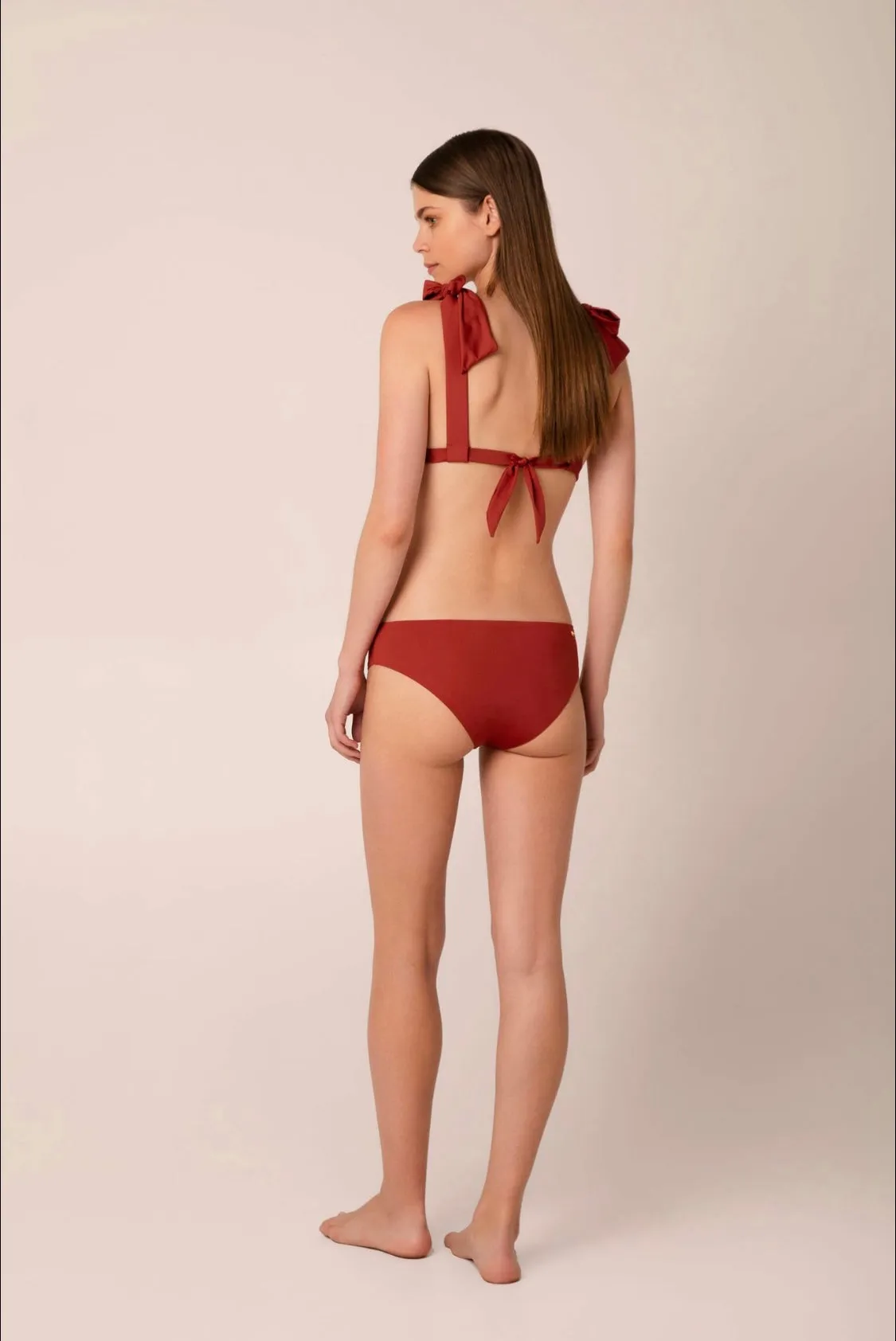 Red bikini bottom