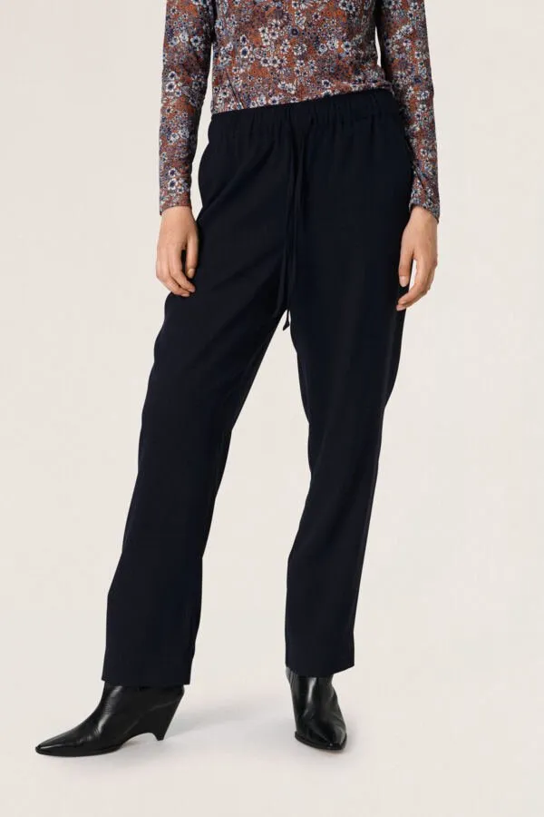 Soaked in Luxury - Broek Shirley Tapered Night Sky Blue