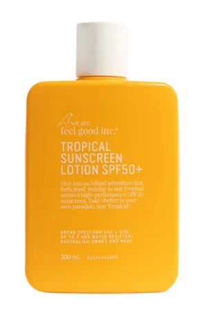 WE ARE FEEL GOOD 200ML TROPICAL SUNSCREEN SPF 50 