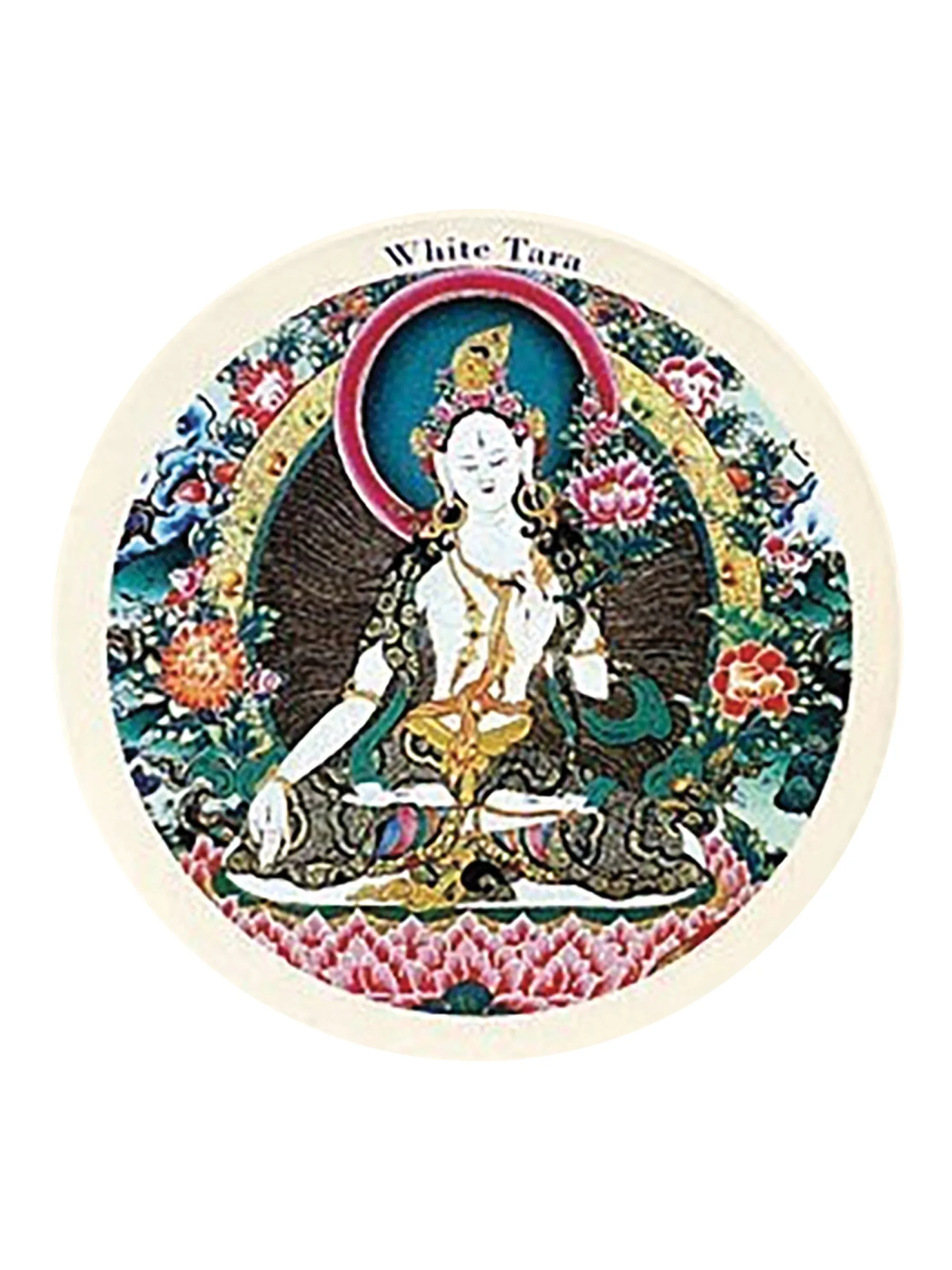 White Tara Magnet (Pack Of 5)