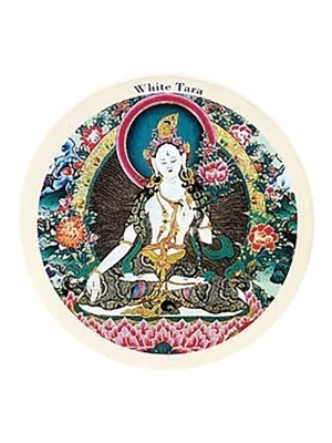 White Tara Magnet (Pack Of 5)